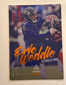 2019 Panini Luminance /25 Eric Weddle Los Angeles Rams - Picture 1 of 2