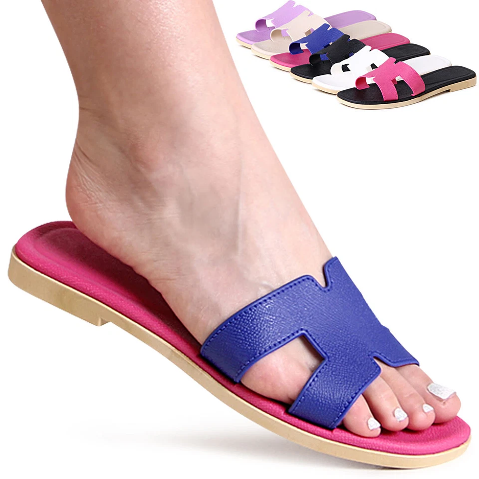 Damenschuhe Pantoletten Wasserschuhe Sandalen Mules Slipper Badelatschen Trendy - Bild 1 von 1