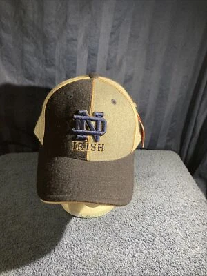 Vintage 90s Colosseum Size 7 1/4 Norte Dame Wool Baseball Hat - Image 1 of 4