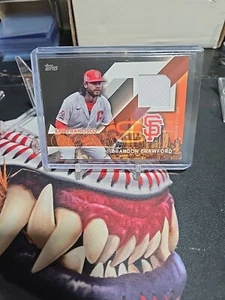 2024 Topps Brandon Crawford City Connect Relic Game Used Giants - Picture 1 of 2