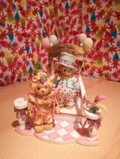 Rare Cherished Teddies Enesco Masquerade Ball 3 Set Ornaments Collectables