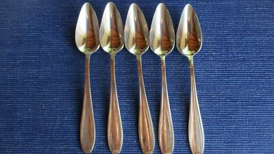 Couvert inox Lot N°3 de 5 cuillères à pamplemousse agrume - Photo 1/4