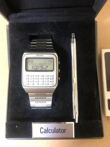 Reloj Calculadora Digital Cuarzo Seiko C153 5011 Funcionando De Colección Raro de JAPÓN - Imagen 1 de 15