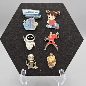 Disney Pixar Pins Monsters Inc Intransferibles Up Russel Mr. Fredrickson Eva Wall-E - Imagen 1 de 14