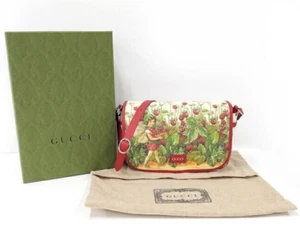 Gucci Shoulder Bag Children'S Strawberry Fairy PVC Leather Multicolor with Box - Picture 1 of 10
