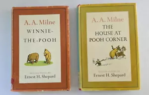 Winnie-the-Pooh & The House at Pooh Corner by A.A. Milne (2 books) HC 1961 - Picture 1 of 18