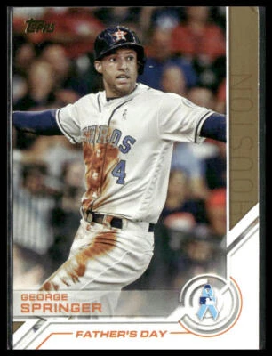 George Springer #S-36 2017 Topps Father's Day Houston Astros - Image 1 of 2