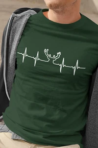 Heartbeat of Deer Hunting - Camiseta hasta 5x/ II - Imagen 1 de 5