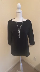 Merona V Neck Long Sleeve T-Shirt Ladies Casual Loose Tunic Tops Blouses Tees US - Bild 1 von 1