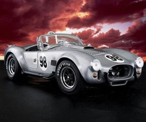 Ford Shelby Cobra Classic Custom Dream Concept Hot Rod Race Car 1:24 GT 18 24 - Picture 1 of 17