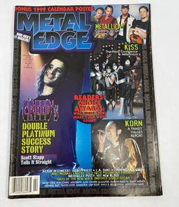 Revista Metal Edge Rock Febrero 1999 Vol 43 Nº 9 Kiss Cinderella Rob Zombie - Imagen 1 de 3