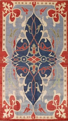 Alfombra Medallion Gabbeh Kashkoli 7x10 lana hecha a mano Foto 1 de 4