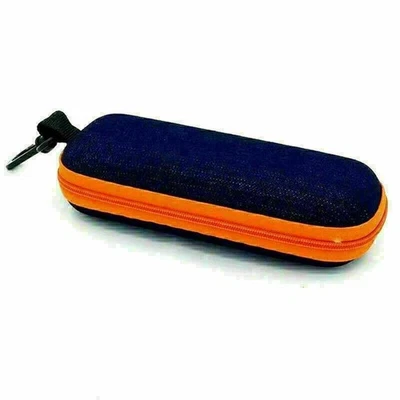 Estuche ligero con cremallera para gafas de sol de viaje con soporte Foto 1 de 4
