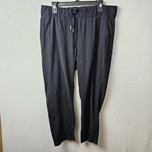 Lululemon Pants Woman’s Size XL Black Crop Joggers - Picture 1 of 9