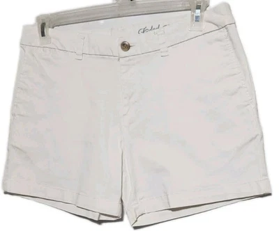 女式白色 12 码褪色荣耀休闲短裤  — 第 1/4 张图片