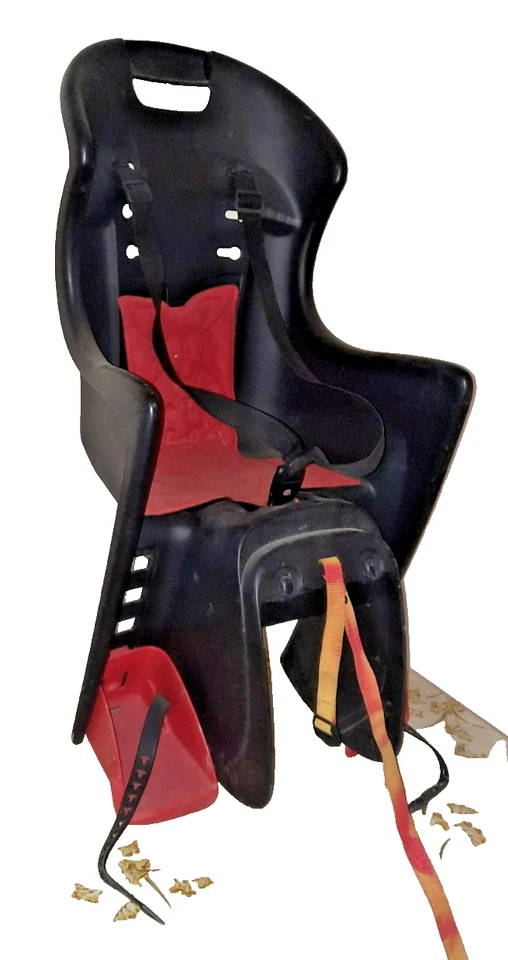 Sediolino bici posteriore nero bambino - Immagine 1 di 1