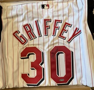 Ken Griffey Jr UDA Authentic Cincinnati Reds Autograph Jersey With Box + Cert - Picture 1 of 5