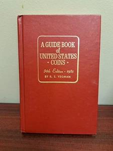 Red Book Guide to United States Coins 34th Edition 1981 R.S. Yeoman Hardcover - Picture 1 of 5