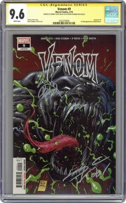 Venom #9A Stegman CGC 9.6 SS Cates/Stegman 2019 2542370006 Foto 1 de 2