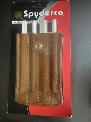 Afilador de archivos de cerámica Spyderco 400F juego de 4 piezas con bolsa Foto 1 de 2