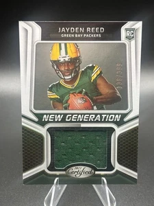 2023 Certified JAYDEN REED Ngjm-19 New Generation Jersey Patch RC /399 - Bild 1 von 3