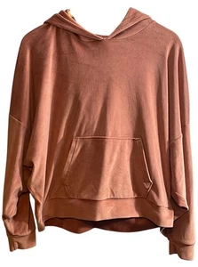 American Eagle Hoodie Womens Large Soft Cozy Layering Pullover Kangaroo Pocket - Picture 1 of 5