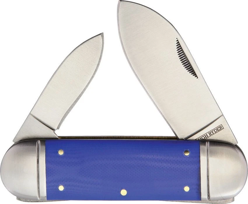 BLUE RIDGE KNIVES, INC Rough Ryder Messer Sunfish Blue G10 blau Slipjoint Doppelklinge Sammlerbox