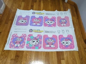 1994 Shari Lewis LAMP CHOPS 8 Quilted Cotton Bibs Cut & Sew - Picture 1 of 6