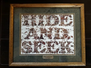 Bev Doolittle Kunstdruck im Eichenrahmen HIDE AND SEEK Namensschild 14x17 gerahmt - Bild 1 von 11