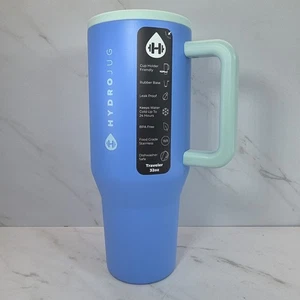 Hydrojug Insulated Stainless Steel 32oz Water Bottle with Flip Straw✨Riptide - Picture 1 of 11