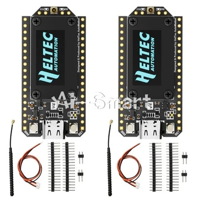 2 Set Heltec WiFi LoRa 32 V4 Upgrade ESP32 0.96" Dev Board + Antenna 863-928MHz