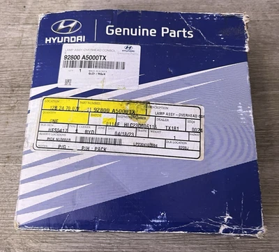 2013-2017 Hyundai Elantra GT GRAY Front Overhead Roof Console 92800-A5000TX OEM - Image 1 of 4