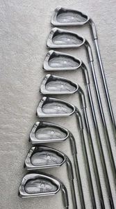Ping ISI-K White Dot 3-PW RH Iron Set 39.25" (+1") Stiff JZ Steel Good Grips* GC - Picture 1 of 18