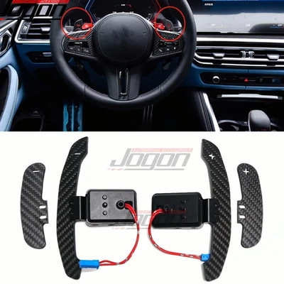 Palancas de cambio magnéticas de carbono para BMW M2 M3 M4 M5 F20 F30 F32 F22 F80 F87 F83 Foto 1 de 4