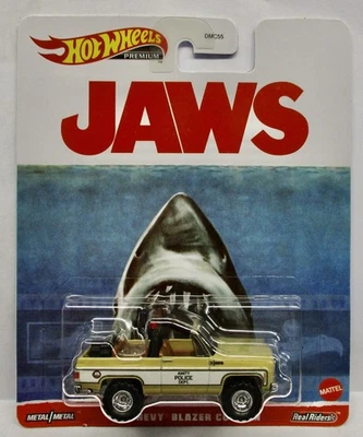 Chevy Blazer Hot Wheels Retro Entertainment Jaws '75 2023 personalizado pilotos reales Foto 1 de 3