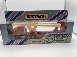 Matchbox Convoy Kenworth Car Transporter Boxed Lesney England CY-1 rot b - Bild 1 von 6
