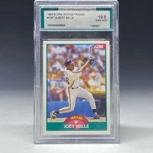 1989 Score Rookie/Traded #106T Joey (Albert) Belle GEM MINT 10 Graded Card - Picture 1 of 6