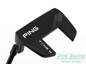 Ping 2024 Tyne H Putter Slight Arc Graphite Left Black Dot 35.0in - Picture 1 of 9