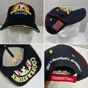 Cooperstown All Star Village Mütze Kappe Herren US Flagge Baseball Riemen hinten blau - Bild 1 von 13