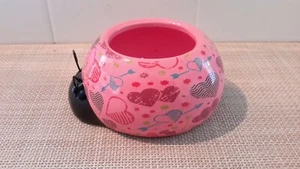 Rocket Farms Love Bugs Rosa Dama Insecto Plantador Corazones Patrón Usado - Imagen 1 de 11