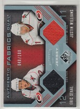 2007-08 SP Game Used Authentic Fabrics Duals #AF2WS Justin Williams & Eric Staal