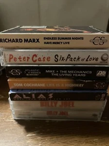 1980s Rock Cassette Lot, Billy Joel Alias Mike + The Mechanics Marx Cochrane +++ - Picture 1 of 20