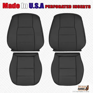 2011 12 13 2014 Mercedes Benz C250 C300 C350 Driver Passenger Leather Cover Blk - Picture 1 of 16