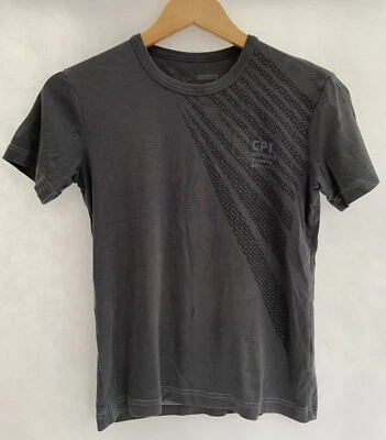 Esprit Mens Grey Logo Print Richie Jersey T-Shirt Small - Image 1 of 4