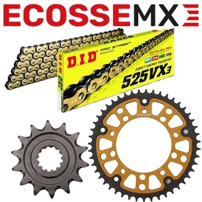 Beta 350RR 4T 2013-2022 DID Oro X-Ring Cadena y Supersprox Stealth Piñones Kit Foto 1 de 4