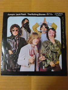 Japanese press 7" THE ROLLING STONES JUMPIN' JACK FLASH / CHILD OF THE MOON - Picture 1 of 9
