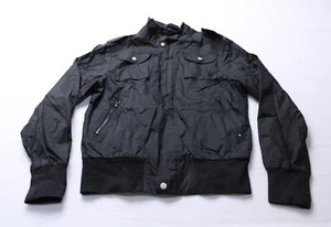 Fred Perry Men's Mid-Length Water Resistant Windbreaker Jacket LB3 Black Small - Picture 1 of 5