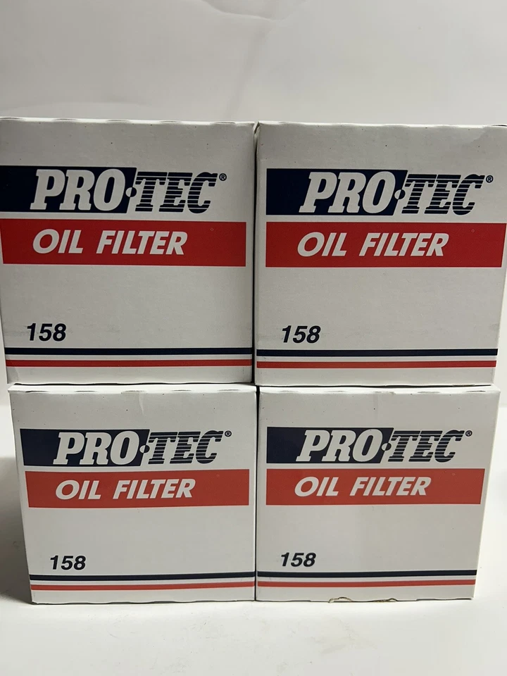 * Nuevo filtro de aceite de motor Pro-Tec 158 LOTE DE 4 Foto 1 de 4