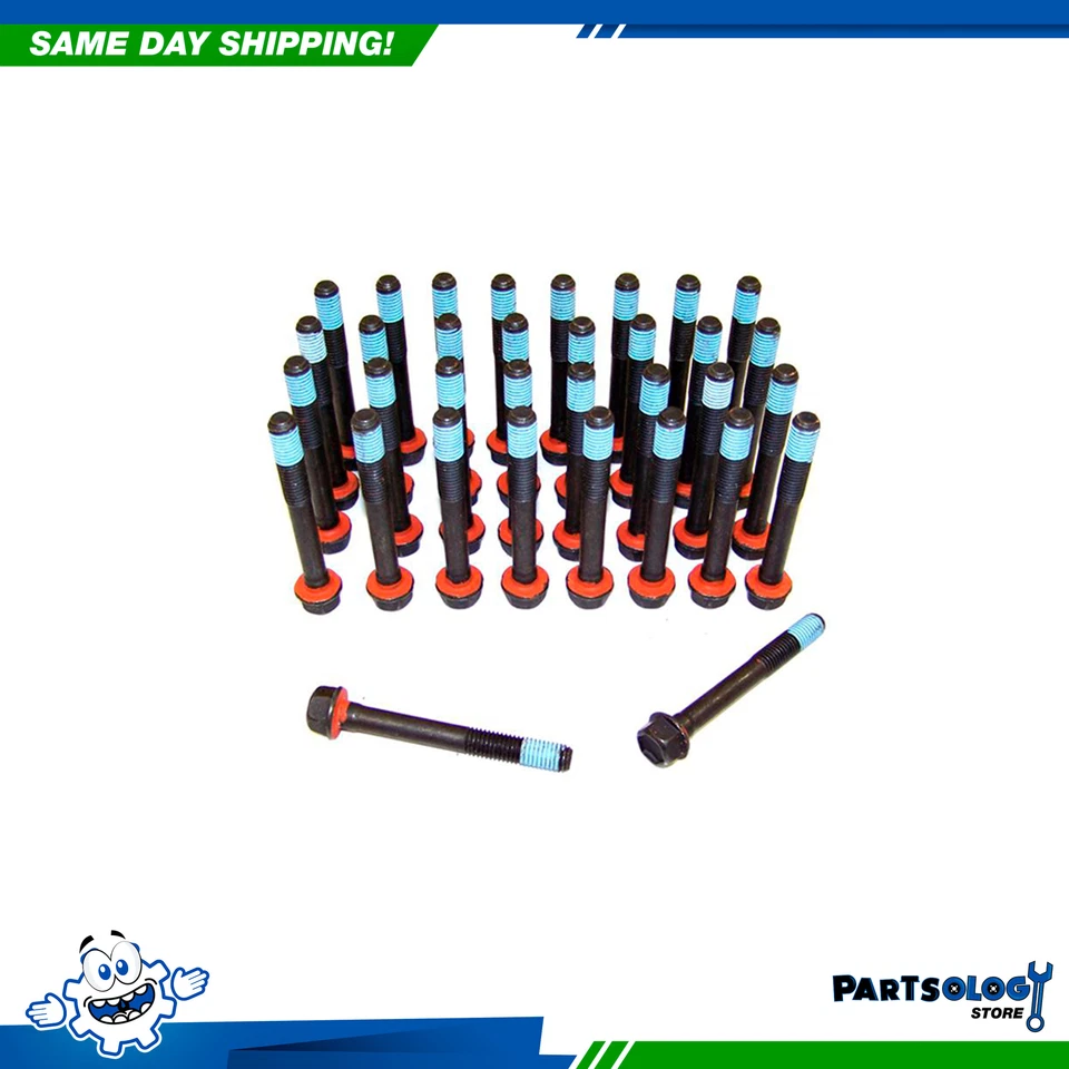 Комплект болтов головки DNJ HBK3195 для 91–04 Chevrolet Blazer C1500 6,2 л V8 OHV 16 В - Изображение 1 из 1