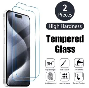 Screen Protector For Apple iphone SE 2022, SE 2020,8,7 ,8 Plus 9H Tempered Glass - Picture 1 of 8